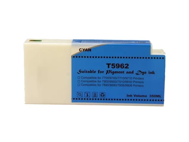 Compatible Tinta Epson T5962 cyan | Cartucho de tinta Pigmentada C13T596200
