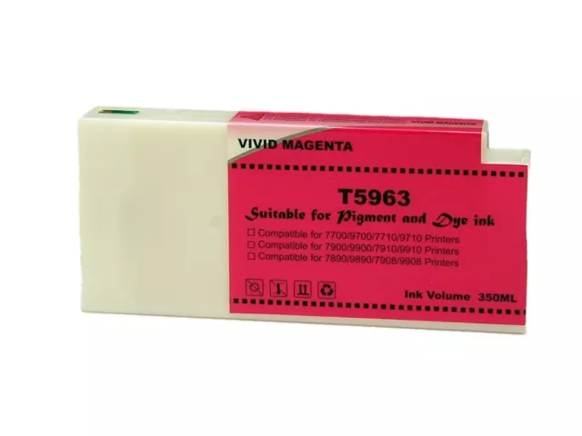 Compatible Tinta Epson T5963 magenta | Cartucho de tinta Pigmentada C13T596300