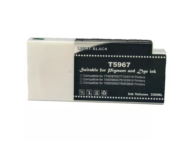 Compatible Tinta Epson T5967 negro light | Cartucho de tinta Pigmentada C13T596700