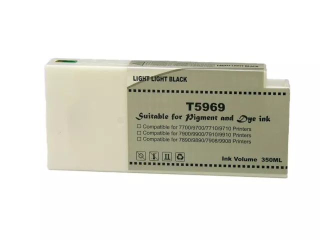 Compatible Tinta Epson T5969 negro light light | Cartucho de tinta Pigmentada C13T596900
