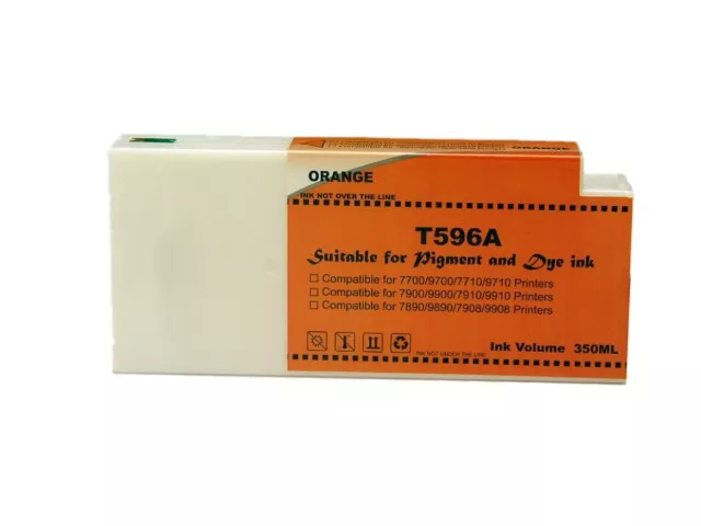 Compatible Tinta Epson T596A naranja | Cartucho de tinta Pigmentada C13T596A00