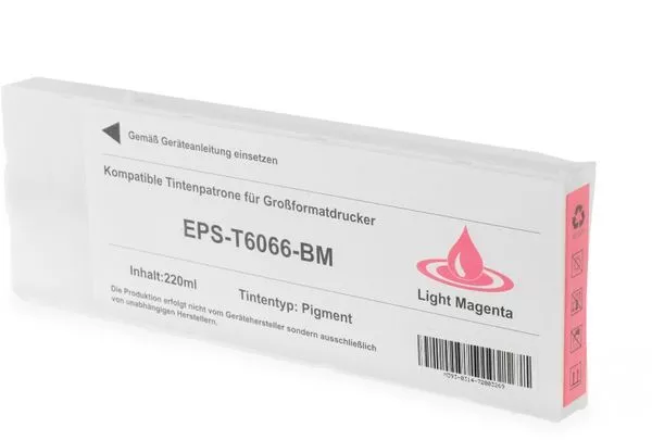 Compatible con Epson T6066  Magenta Claro | Cartucho de tinta gen&eacute;rico EPSON STYLUS PRO 4800 / 4880