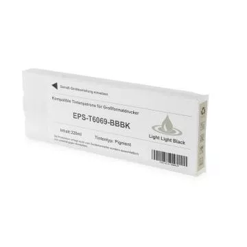 Compatible con Epson T6069  Negro Light Light | Cartucho de tinta gen&eacute;rico EPSON STYLUS PRO 4800 / 4880