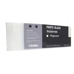 Compatible Tinta Epson T6361 / C13T636100 / T636 Negro Photo cartucho de tinta pigmentada