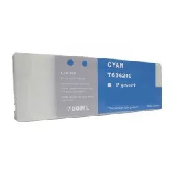 Compatible Tinta Epson T6362 / C13T636200 / T636 Cyan cartucho de tinta pigmentada