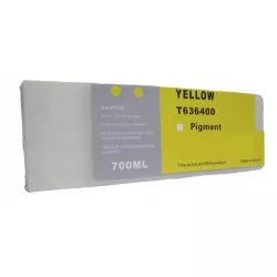 Compatible Tinta Epson T6364 / C13T636400 / T636 Amarillo cartucho de tinta pigmentada