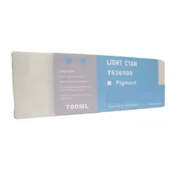 Compatible Tinta Epson T6365 / C13T636500 / T636 Cyan Light cartucho de tinta pigmentada