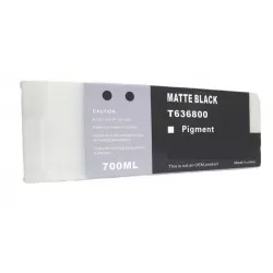 Compatible Tinta Epson T6368 / C13T636800 / T636 Negro Mate cartucho de tinta pigmentada