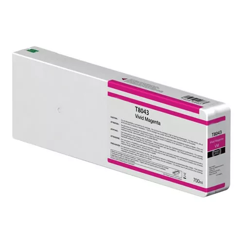 Compatible Tinta EPSON T8043 / T8243 MAGENTA VIVIDO Cartucho de tinta Pigmentada C13T804300 / C13T824300