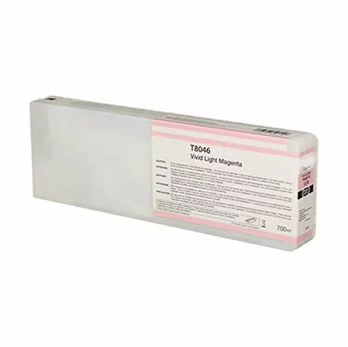 Compatible Tinta EPSON T8046 / T8246 MAGENTA LIGHT VIVIDO Cartucho de tinta Pigmentada C13T804600 / C13T824600