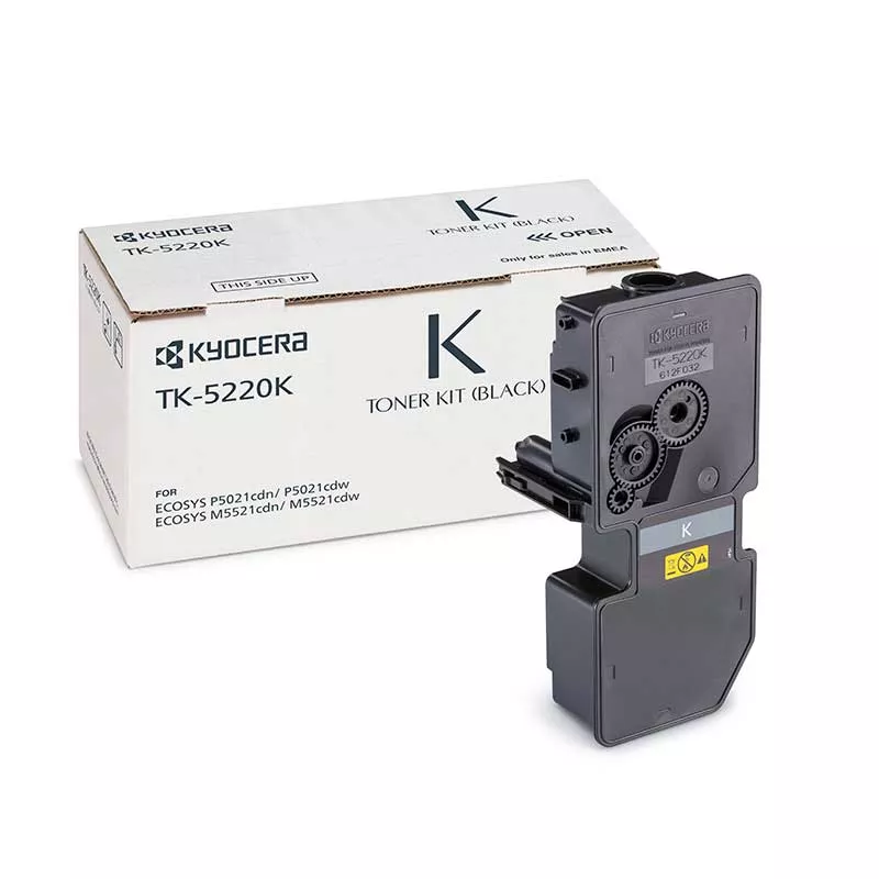 Kyocera TK5220 Negro Cartucho de Toner Original - Reemplaza 1T02R90NL1 / TK5220K