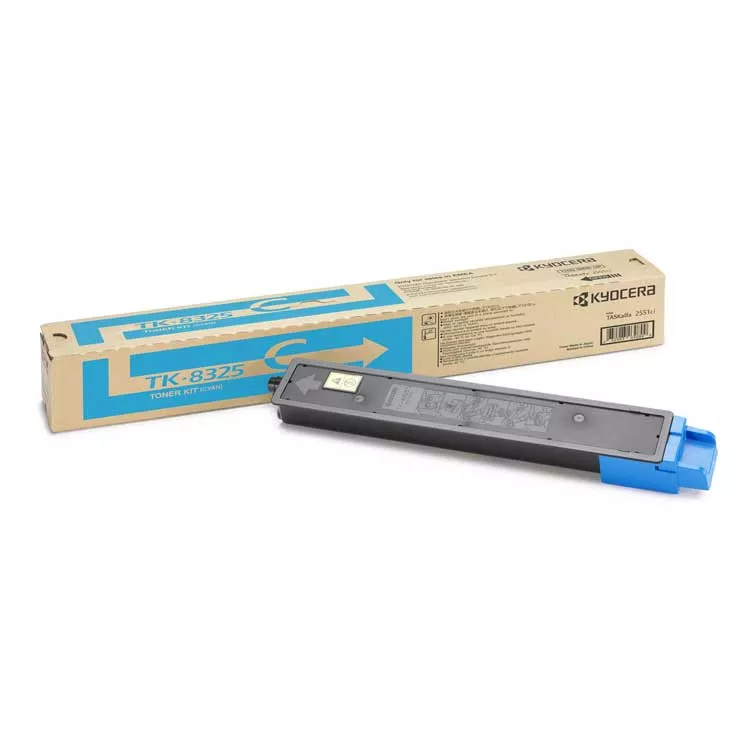 Kyocera TK8325 Cyan Cartucho de Toner Original - 1T02NPCNL0 / TK8325C