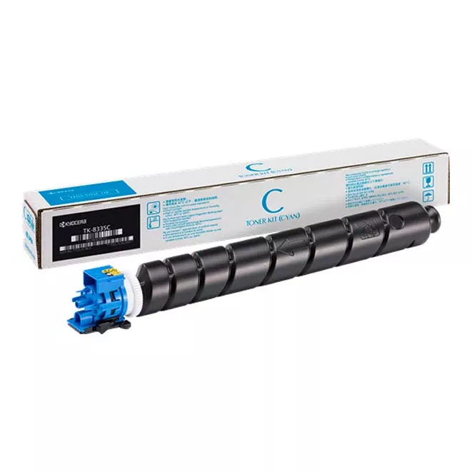 Kyocera TK8335 Cyan Cartucho de Toner Original - 1T02RLCNL0 / 1T02RLCNL1 / TK8335C