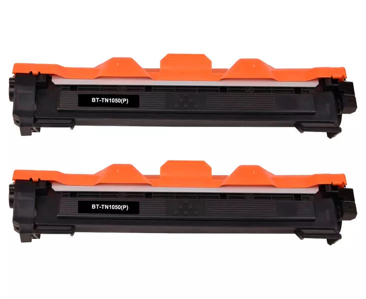 Pack Compatible 2 X Toner Brother TN1050 negro | TN-1050