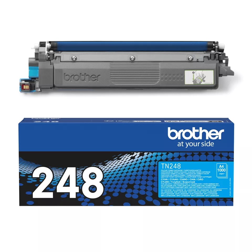 Original Brother TN248 Cyan Cartucho de Toner TN248C