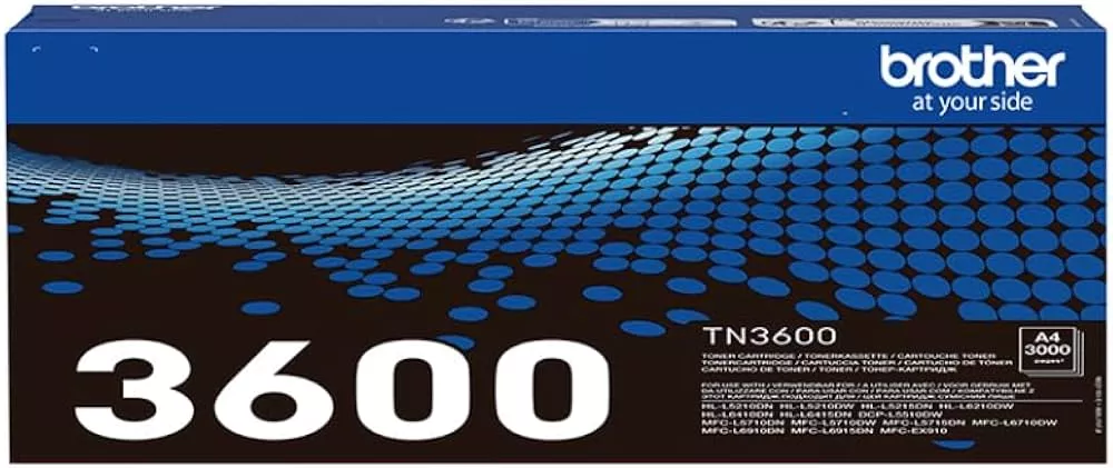 Brother TN3600 Negro Cartucho de Toner Original - TN3600