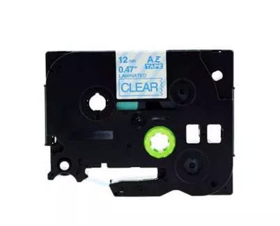 CINTA ROTULADORA COMPATIBLE BROTHER TZE-133 AZUL / TRANSPARENTE  TZ-133