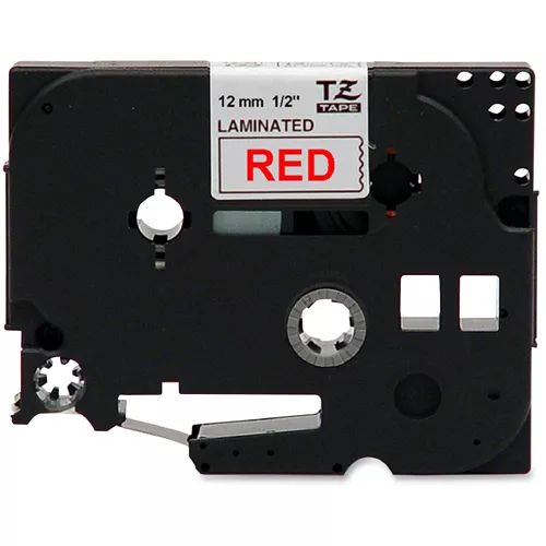 CINTA ROTULADORA COMPATIBLE BROTHER TZE-232 ROJO / BLANCO  TZ-232