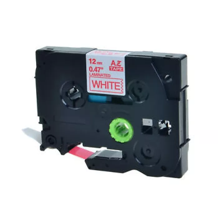 CINTA ROTULADORA COMPATIBLE BROTHER TZE242 ROJO / BLANCO  TZ-242