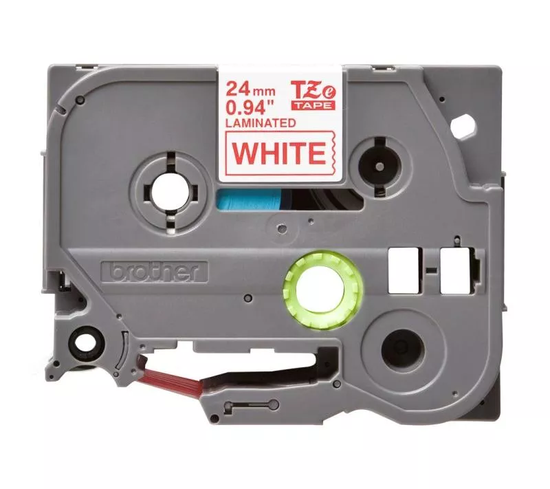CINTA ROTULADORA COMPATIBLE BROTHER TZE-252 ROJO / BLANCO  TZ-251