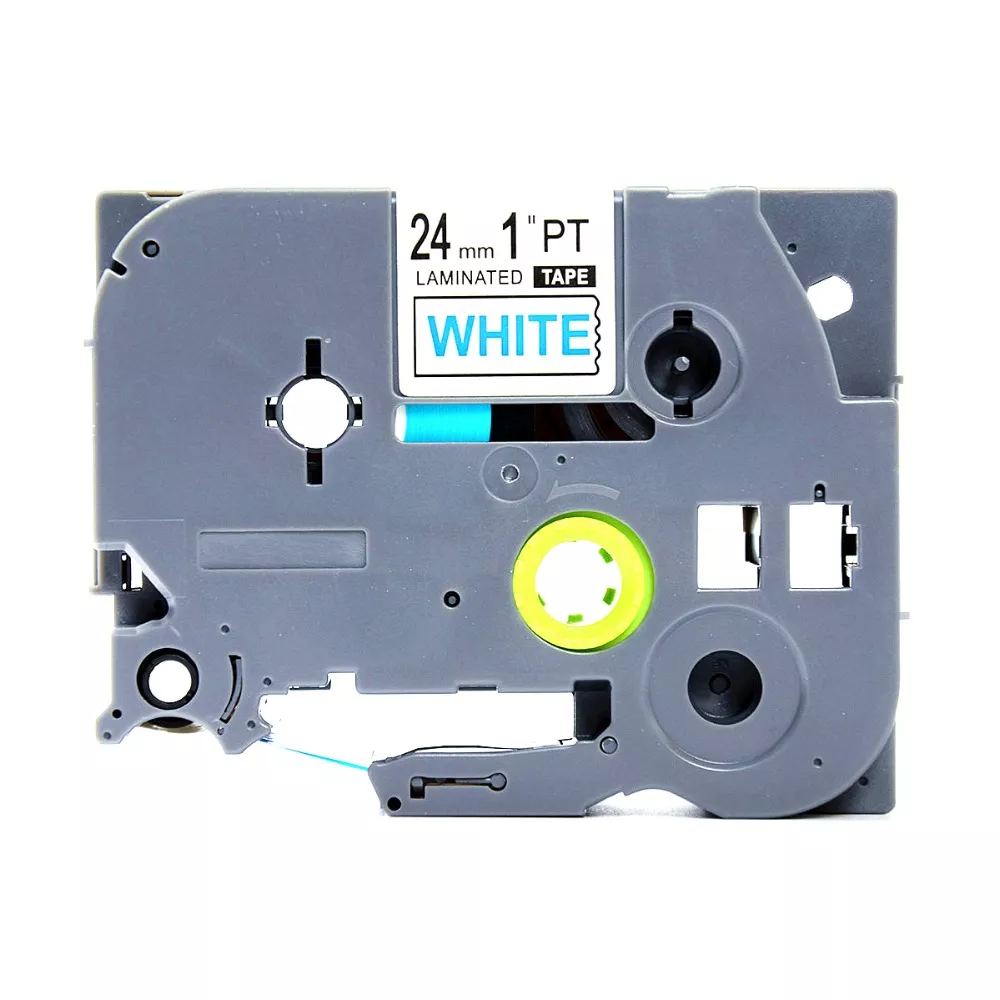 CINTA ROTULADORA COMPATIBLE BROTHER TZE-253 AZUL / BLANCO  TZ-251