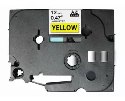 Compatible Cinta Rotuladora BROTHER TZE-631 Negro / Amarillo TZ-631