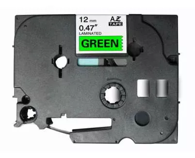 CINTA ROTULADORA COMPATIBLE BROTHER TZE-731 NEGRO / VERDE  TZ-731